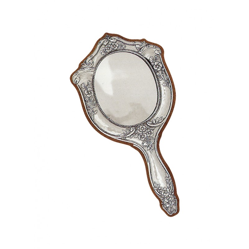 Silver hand mirror 952