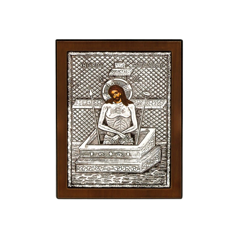 Orthodox Silver Byzantine Icon I Ákra Tapeínosis