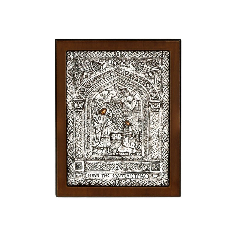  Orthodox Silver Byzantine Icon of the Evangelist of Tinos