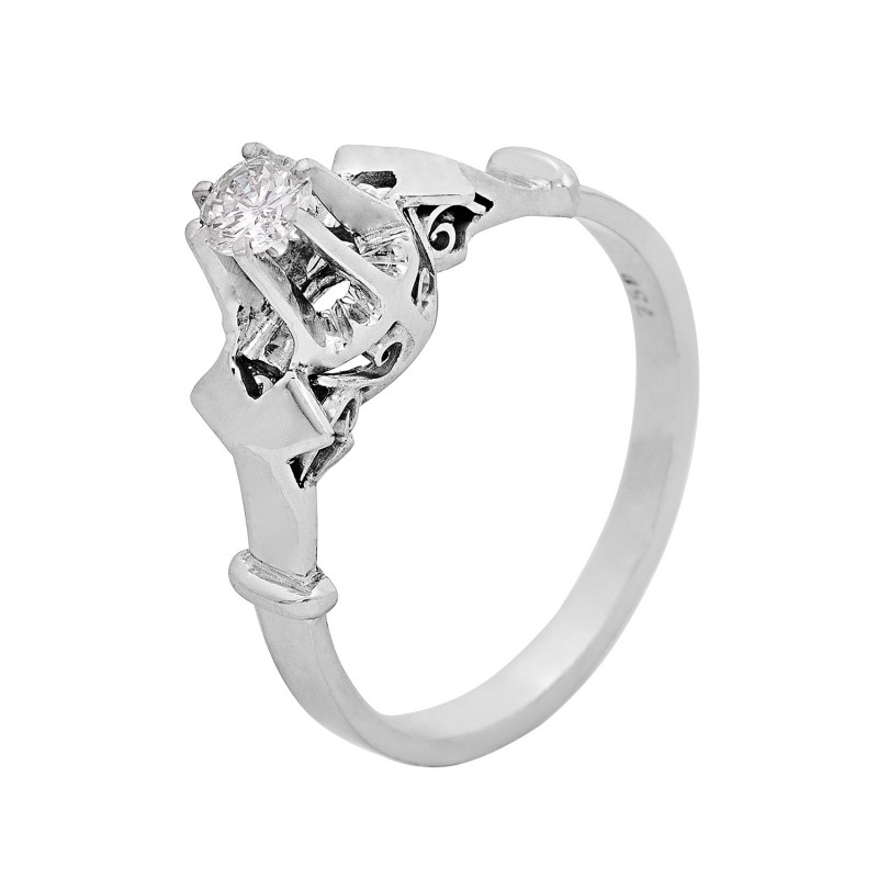 Single stone ring with diamond DD5962