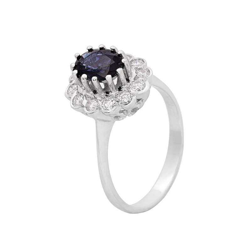 Rosette with blue sapphire DD5966