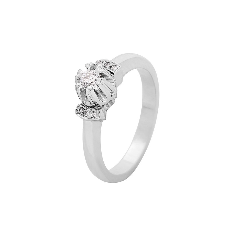 Single stone ring with diamond DD5972