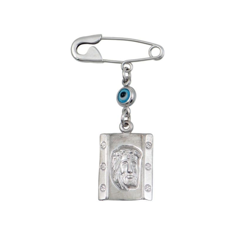  K9 Gold Orthodox Constantine Baby pin Amulet PF1090