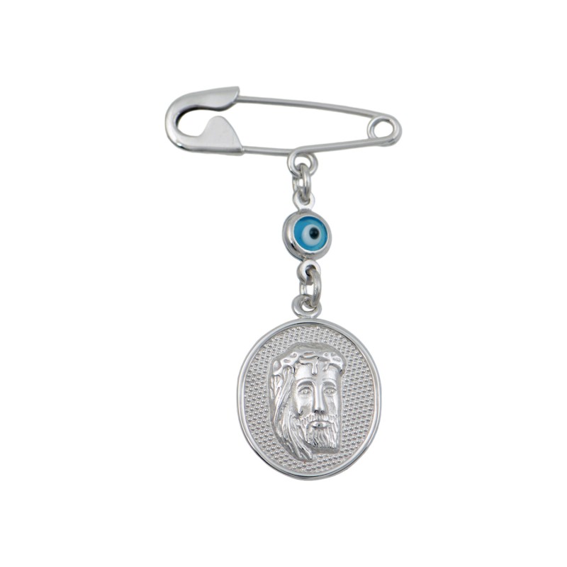  K9 Gold Orthodox Constantine Baby pin Amulet PF1099