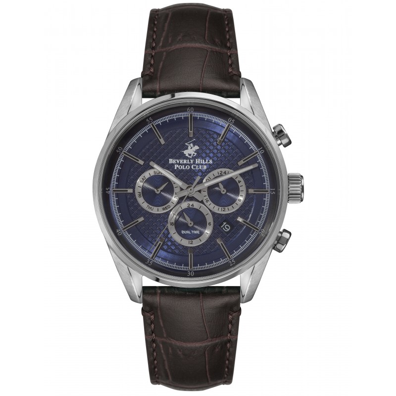 Ατσάλινο ανδρικό ρολόι Beverly Hills Polo Club BP3004X.392