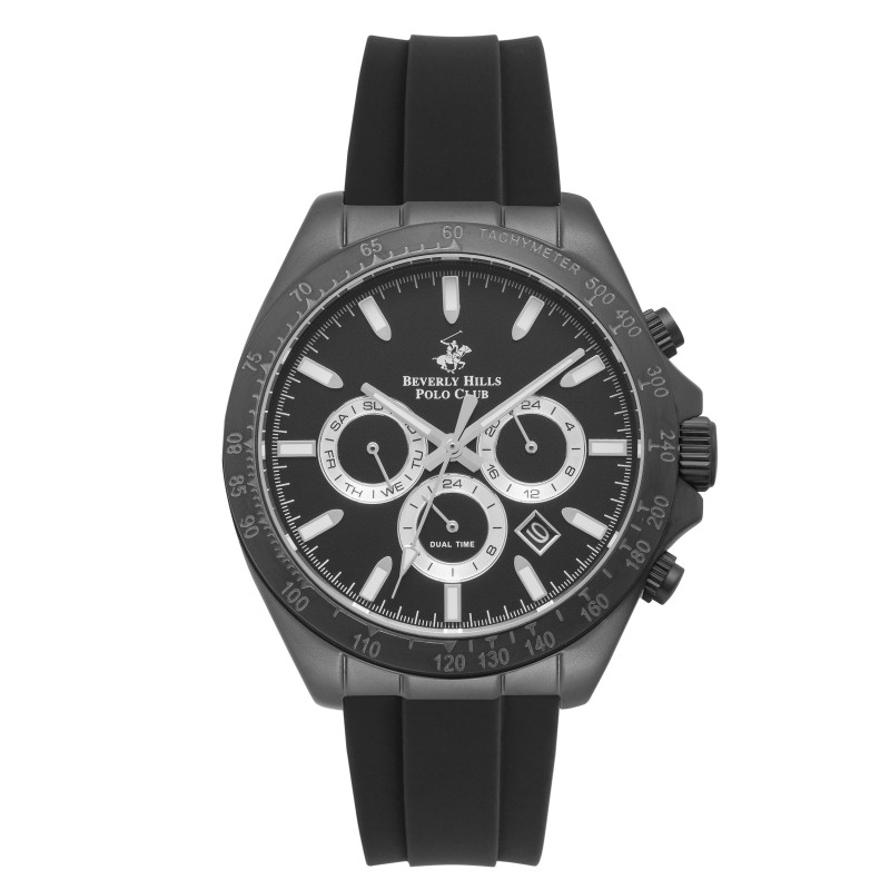 Ατσάλινο ανδρικό ρολόι Beverly Hills Polo Club BP3010X.651