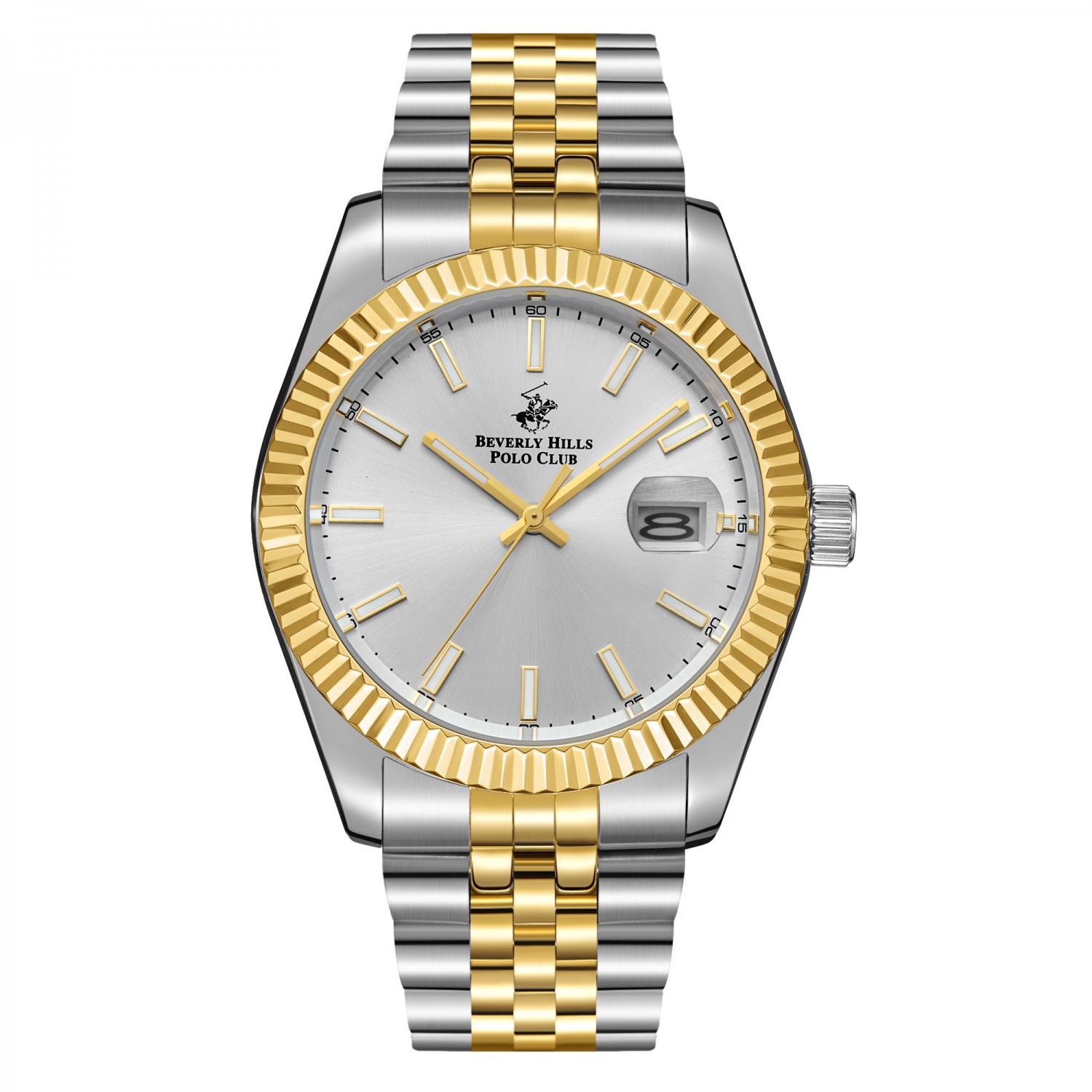 Ατσάλινο ανδρικό ρολόι Beverly Hills Polo Club BP3018X.230