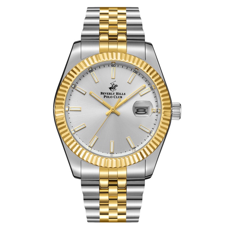 Ατσάλινο ανδρικό ρολόι Beverly Hills Polo Club BP3018X.230