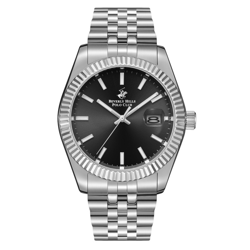 Ατσάλινο ανδρικό ρολόι Beverly Hills Polo Club BP3018X.350