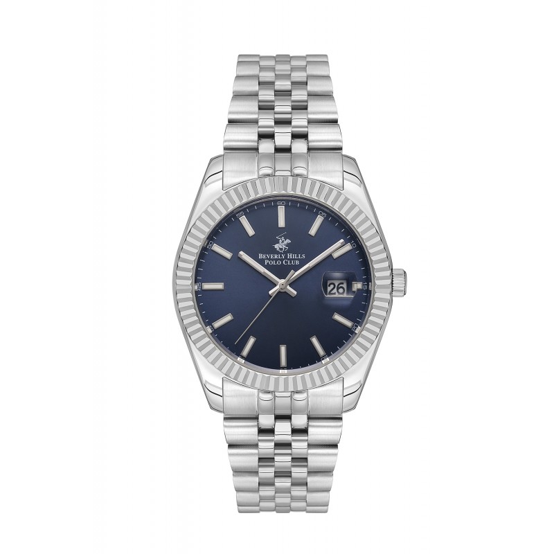 Ατσάλινο ανδρικό ρολόι Beverly Hills Polo Club BP3018X.390