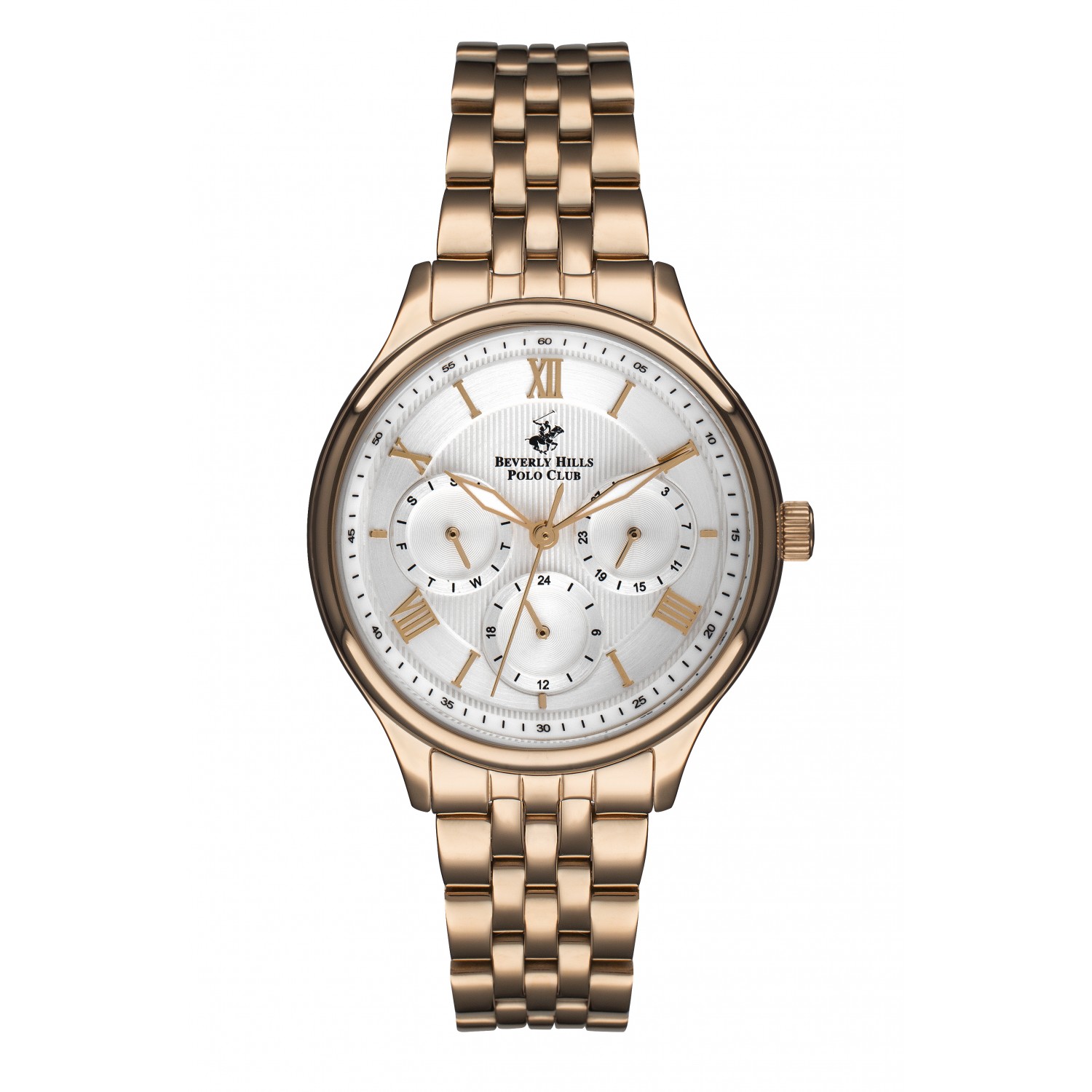 Ατσάλινο γυναικείο ρολόι Beverly Hills Polo Club BP3090C.430