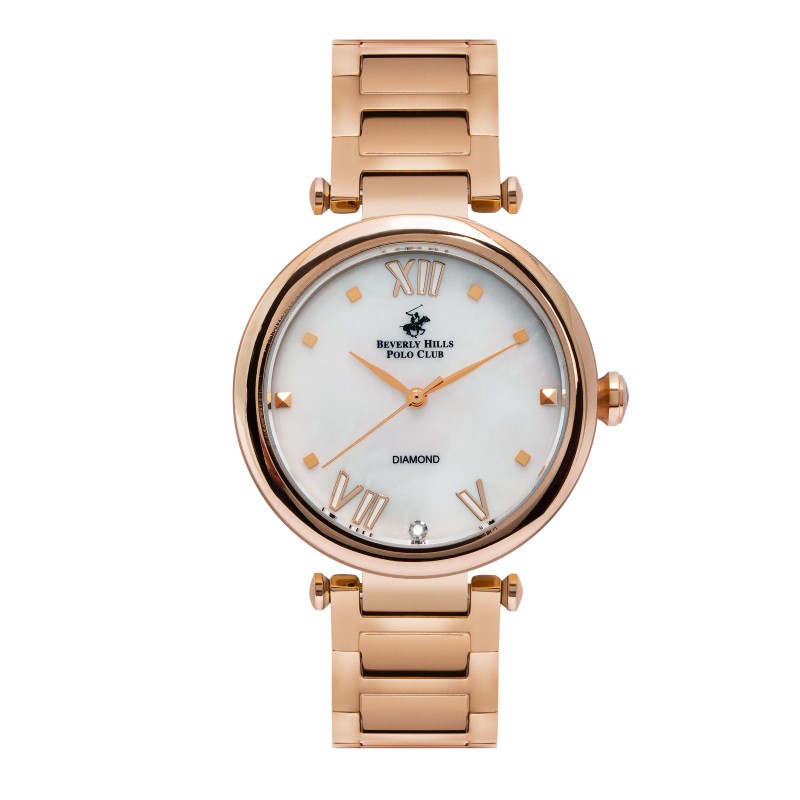 Ατσάλινο γυναικείο ρολόι Beverly Hills Polo Club BP3100X.420