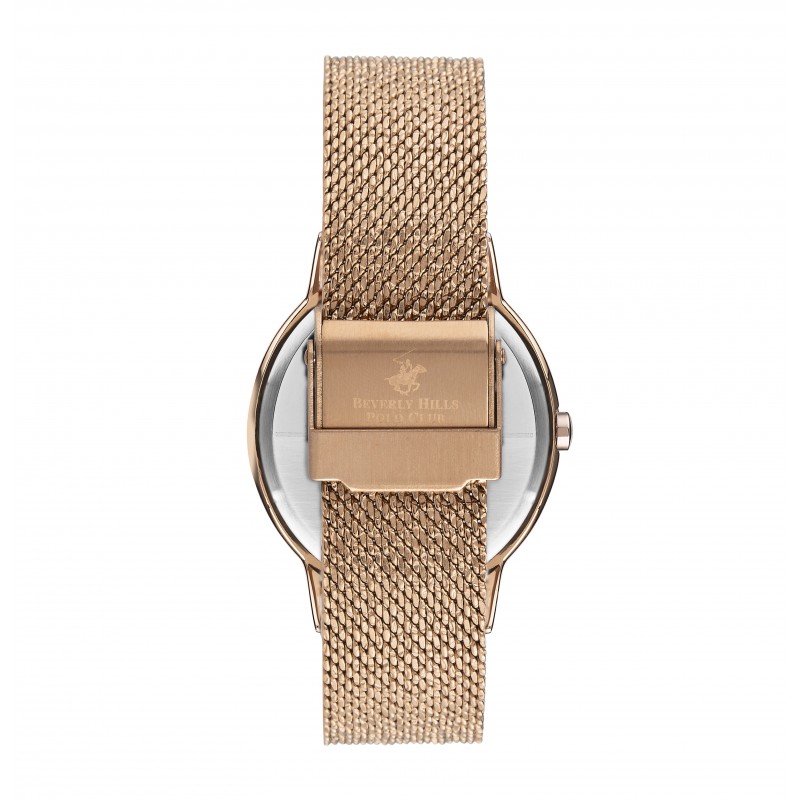 Ατσάλινο γυναικείο ρολόι Beverly Hills Polo Club BP3107X.410