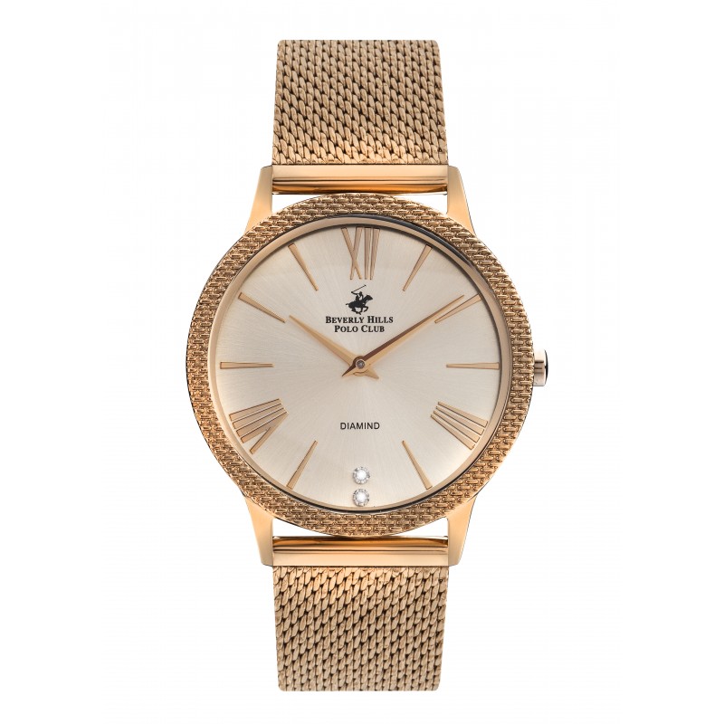 Ατσάλινο γυναικείο ρολόι Beverly Hills Polo Club BP3107X.410