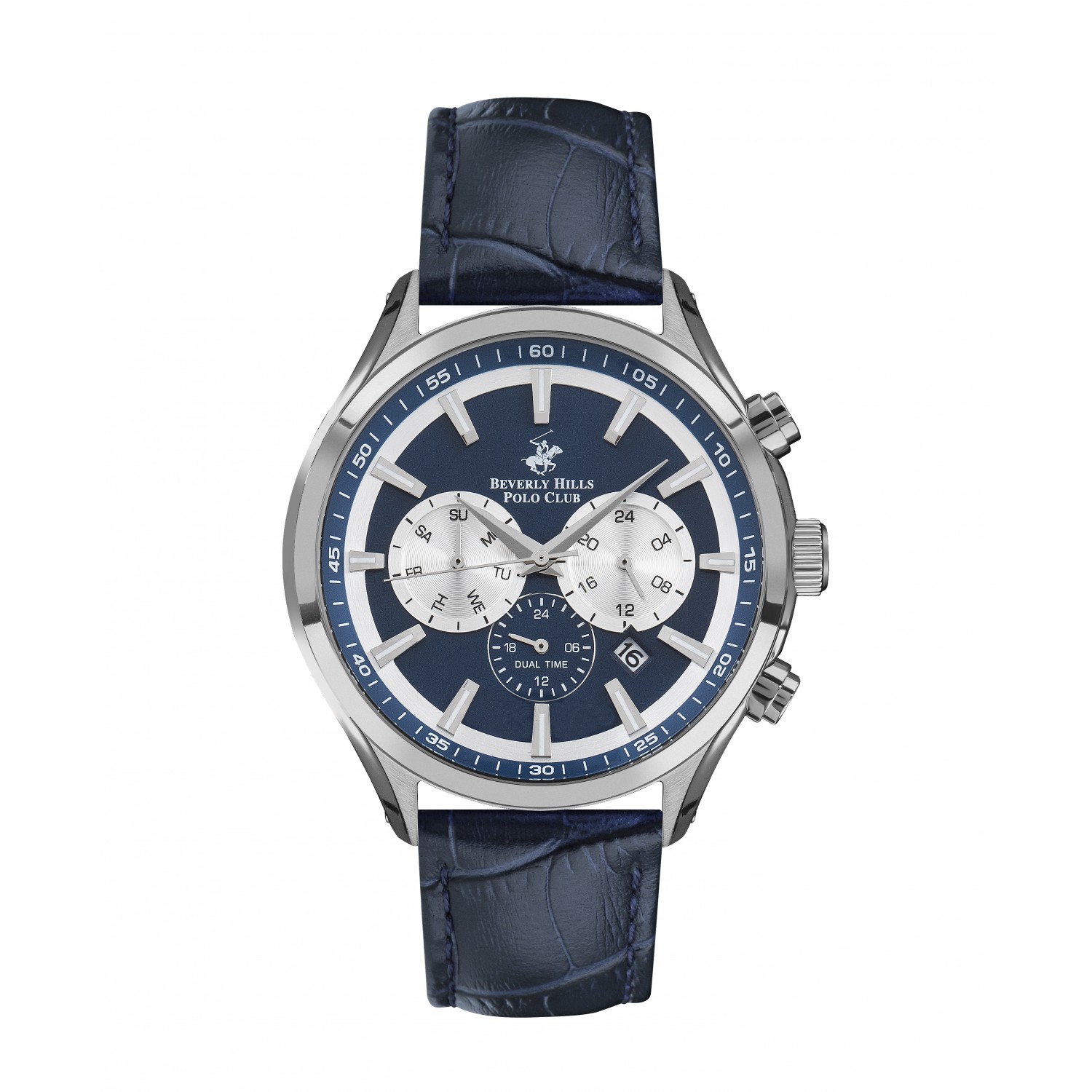 Ατσάλινο ανδρικό ρολόι Beverly Hills Polo Club BP3112X.399