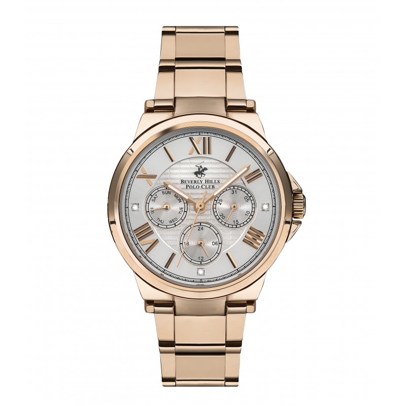 Ατσάλινο γυναικείο ρολόι Beverly Hills Polo Club BP3124C.430