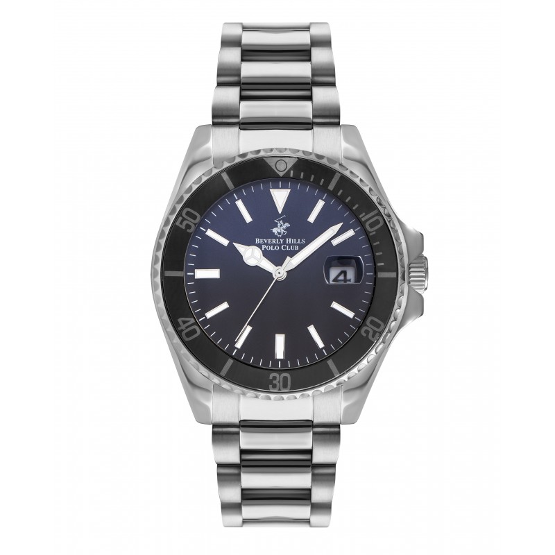 Ατσάλινο ανδρικό ρολόι Beverly Hills Polo Club BP3125X.390