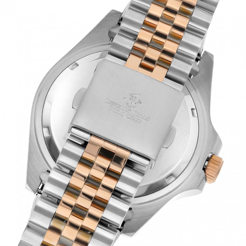 Ατσάλινο ανδρικό ρολόι Beverly Hills Polo Club BP3126X.540