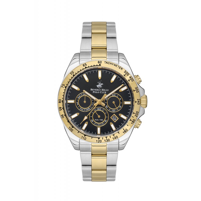 Ατσάλινο ανδρικό ρολόι Beverly Hills Polo Club BP3127X.250