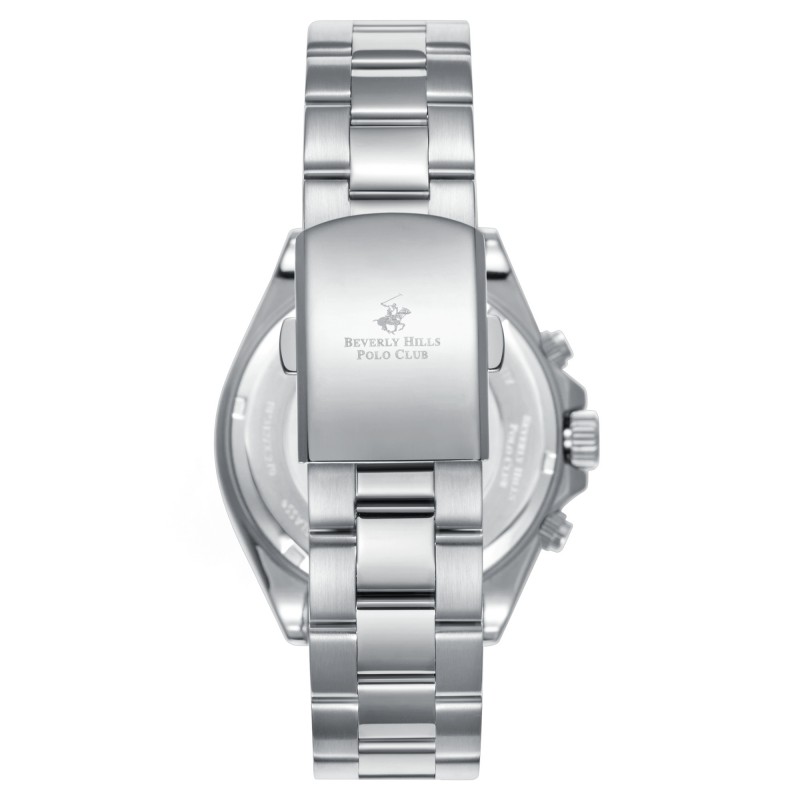 Ατσάλινο ανδρικό ρολόι Beverly Hills Polo Club BP3127X.300