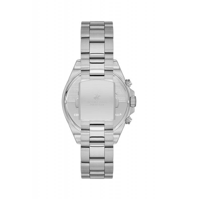 Ατσάλινο ανδρικό ρολόι Beverly Hills Polo Club BP3127X.330