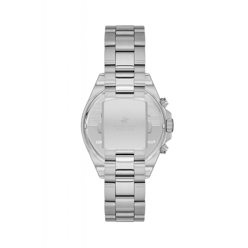 Ατσάλινο ανδρικό ρολόι Beverly Hills Polo Club BP3127X.350