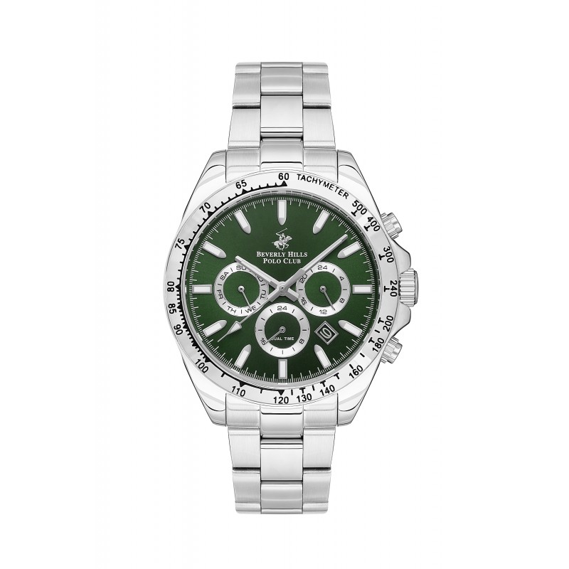 Ατσάλινο ανδρικό ρολόι Beverly Hills Polo Club BP3127X.370