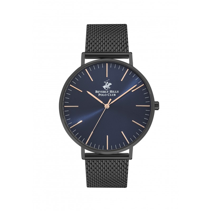 Ατσάλινο ανδρικό ρολόι Beverly Hills Polo Club BP3130X.090