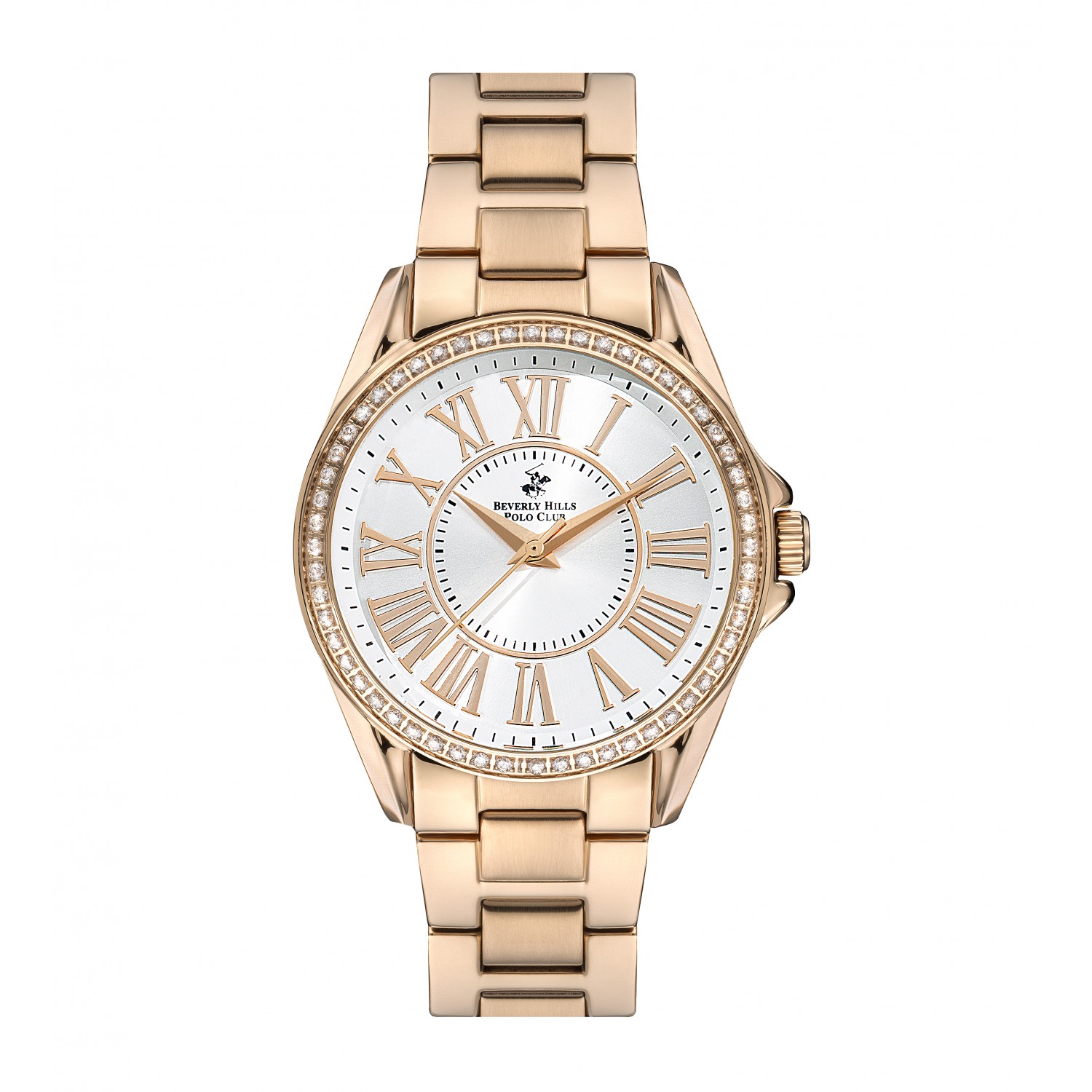 Ατσάλινο γυναικείο ρολόι Beverly Hills Polo Club BP3158C.430