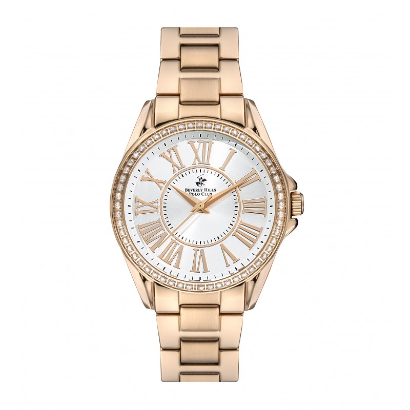 Ατσάλινο γυναικείο ρολόι Beverly Hills Polo Club BP3158C.430