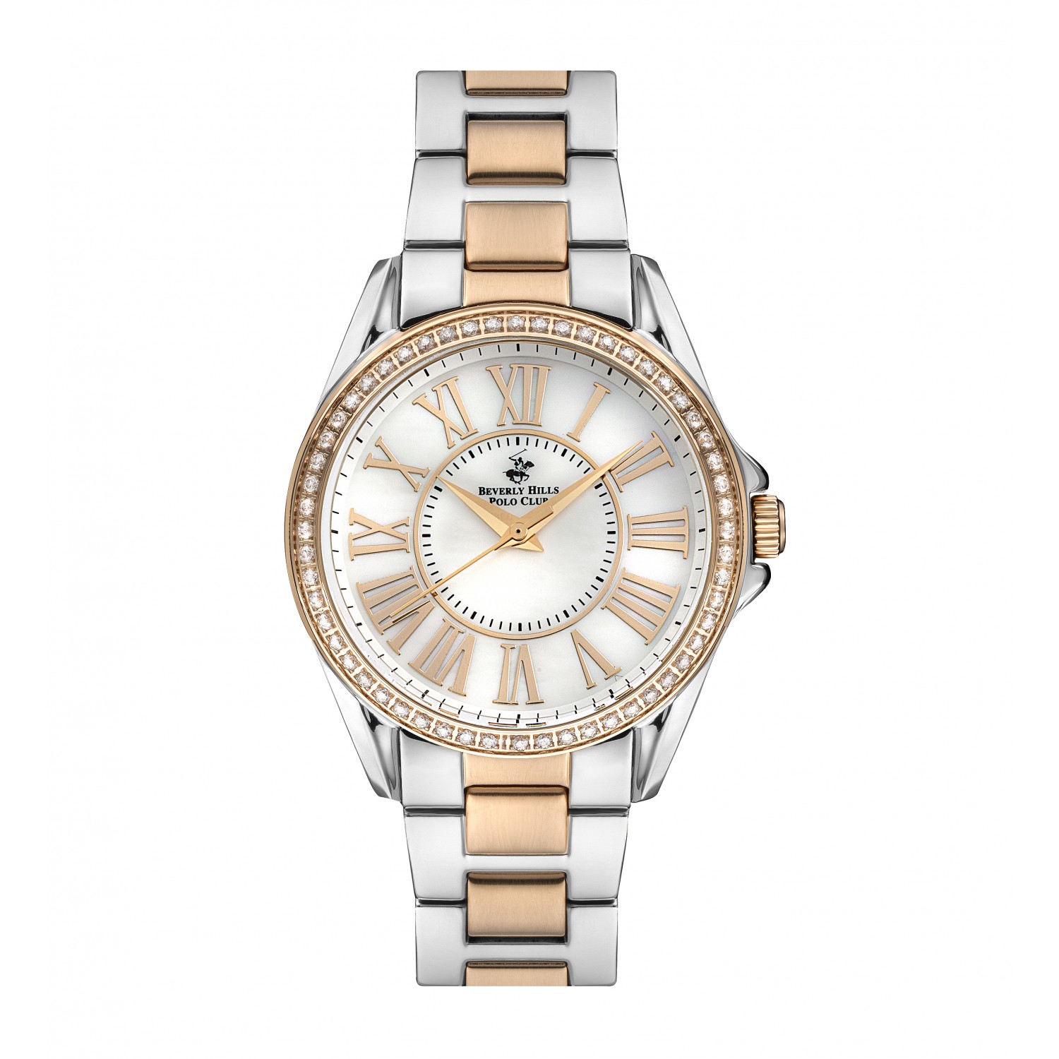 Ατσάλινο γυναικείο ρολόι Beverly Hills Polo Club BP3158C.520