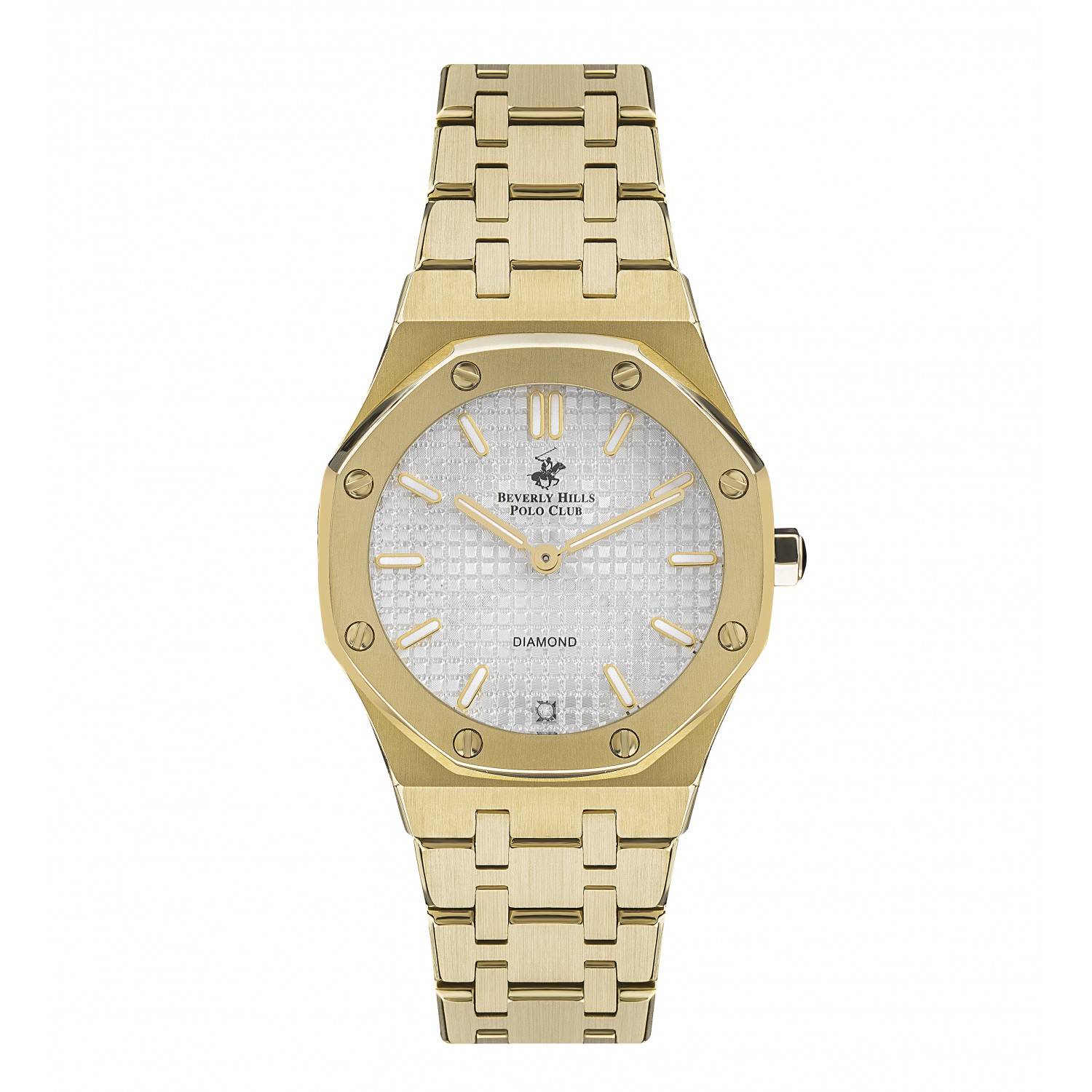 Ατσάλινο γυναικείο ρολόι Beverly Hills Polo Club BP3161X.130