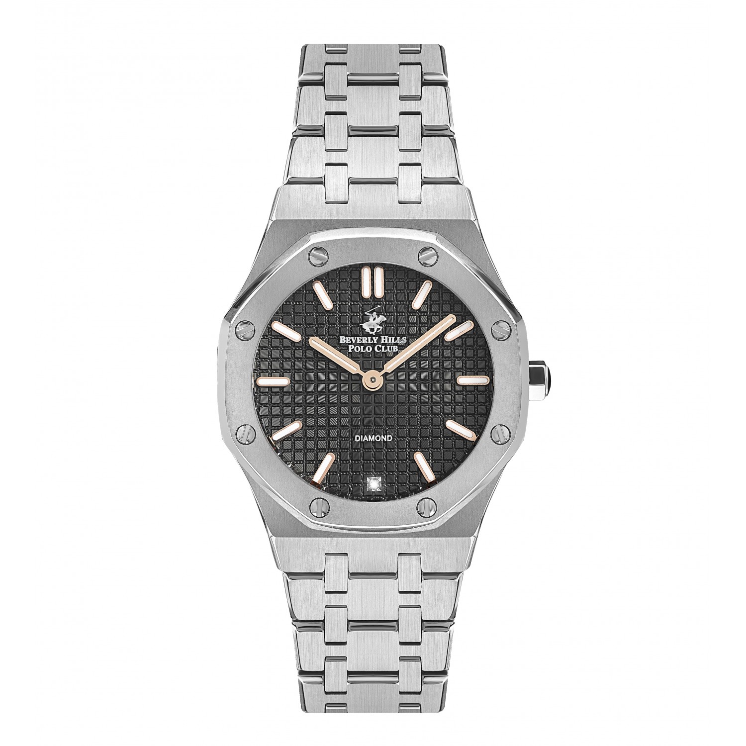 Ατσάλινο γυναικείο ρολόι Beverly Hills Polo Club BP3161X.360