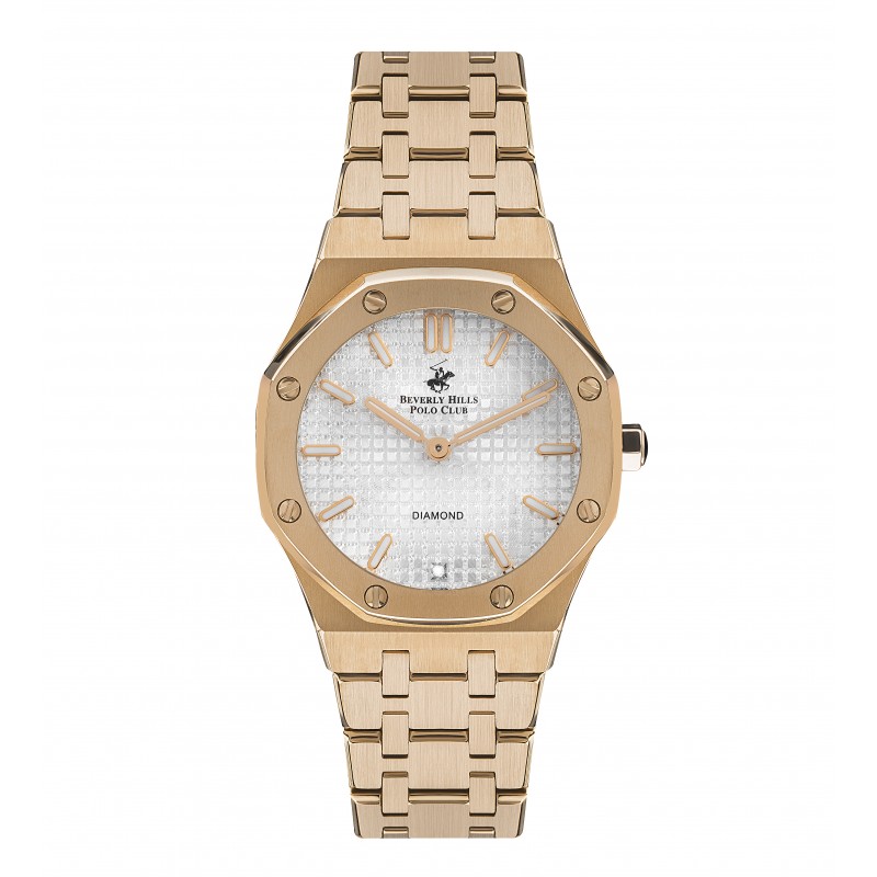 Ατσάλινο γυναικείο ρολόι Beverly Hills Polo Club BP3161X.430