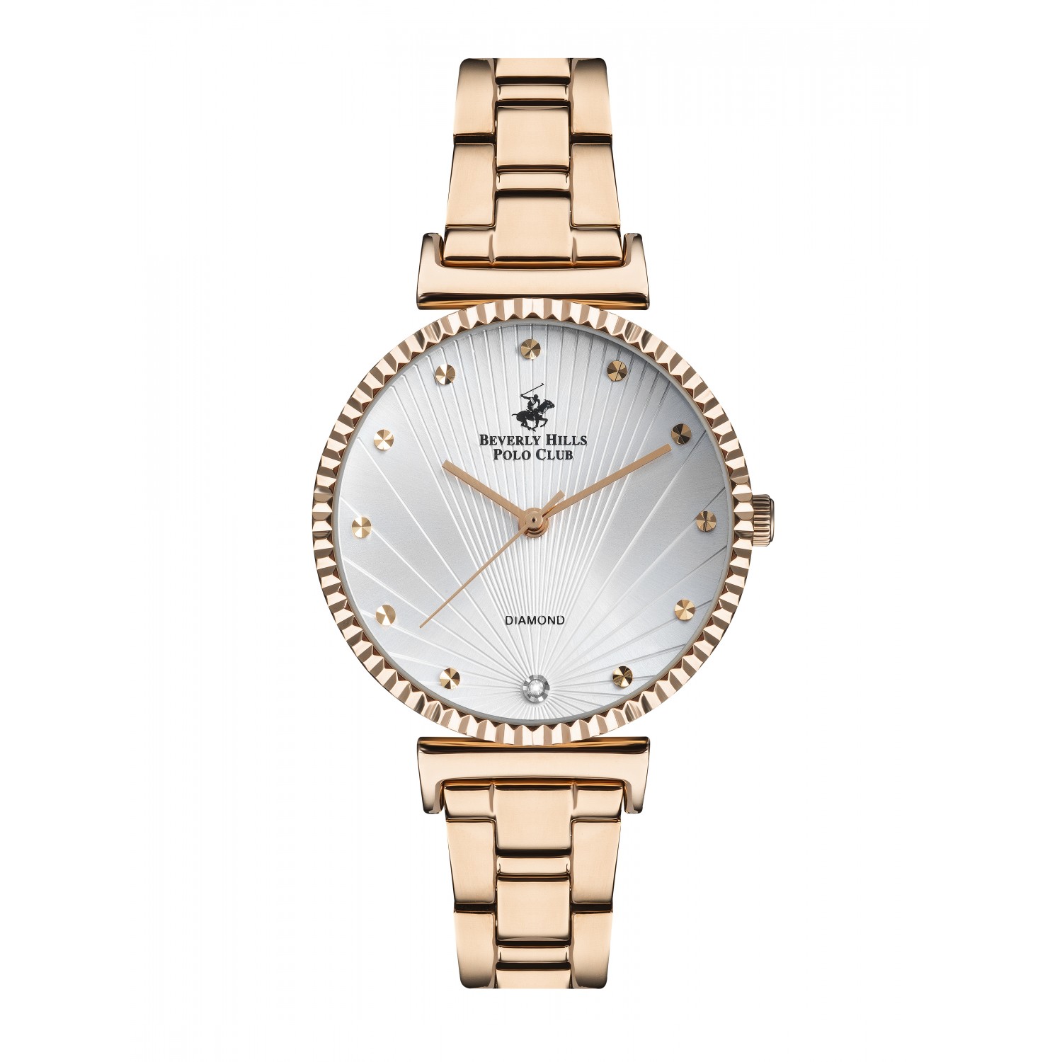 Ατσάλινο γυναικείο ρολόι Beverly Hills Polo Club BP3168X.430