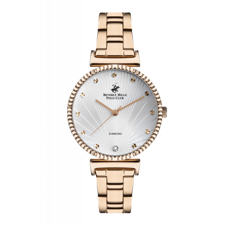 Ατσάλινο γυναικείο ρολόι Beverly Hills Polo Club BP3168X.430