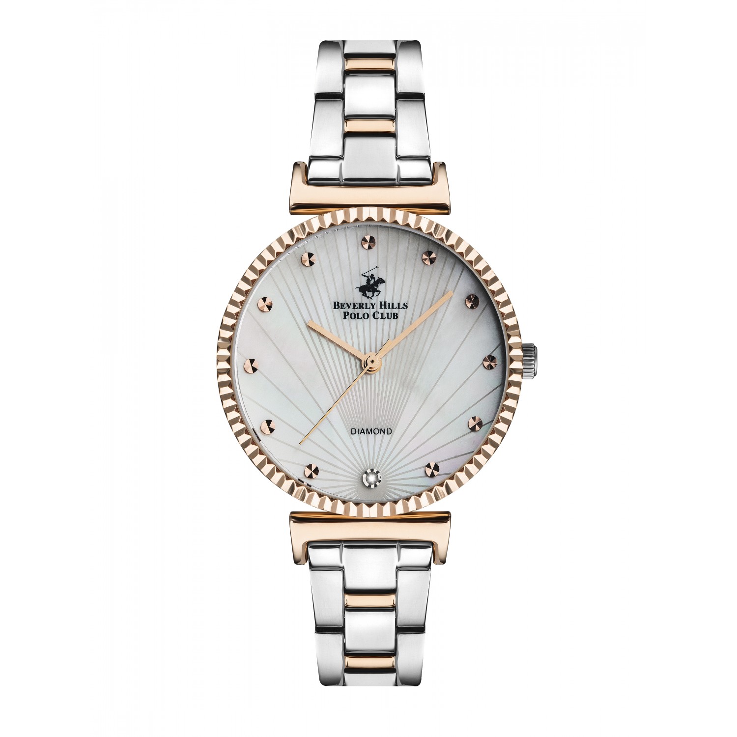 Ατσάλινο γυναικείο ρολόι Beverly Hills Polo Club BP3168X.520