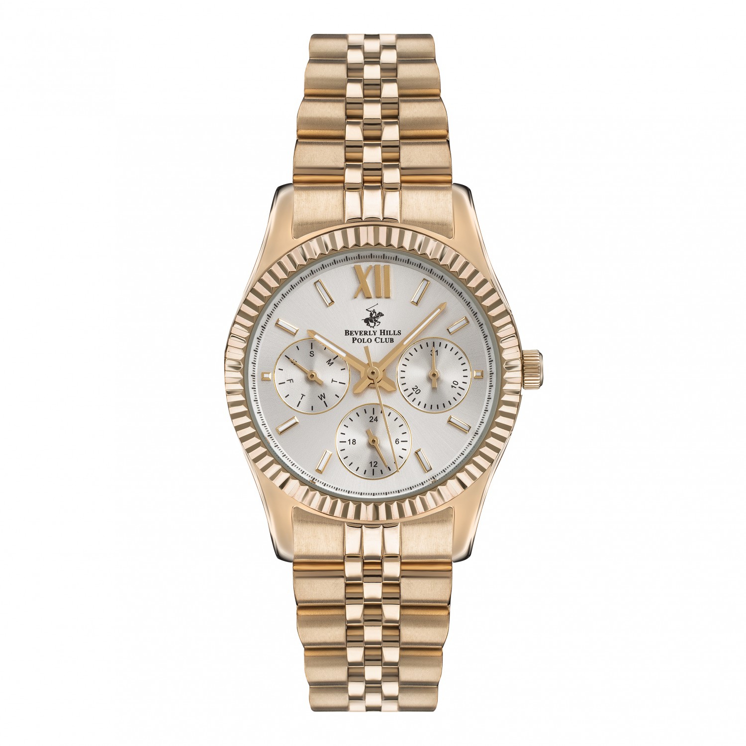 Ατσάλινο γυναικείο ρολόι Beverly Hills Polo Club BP3169C.430