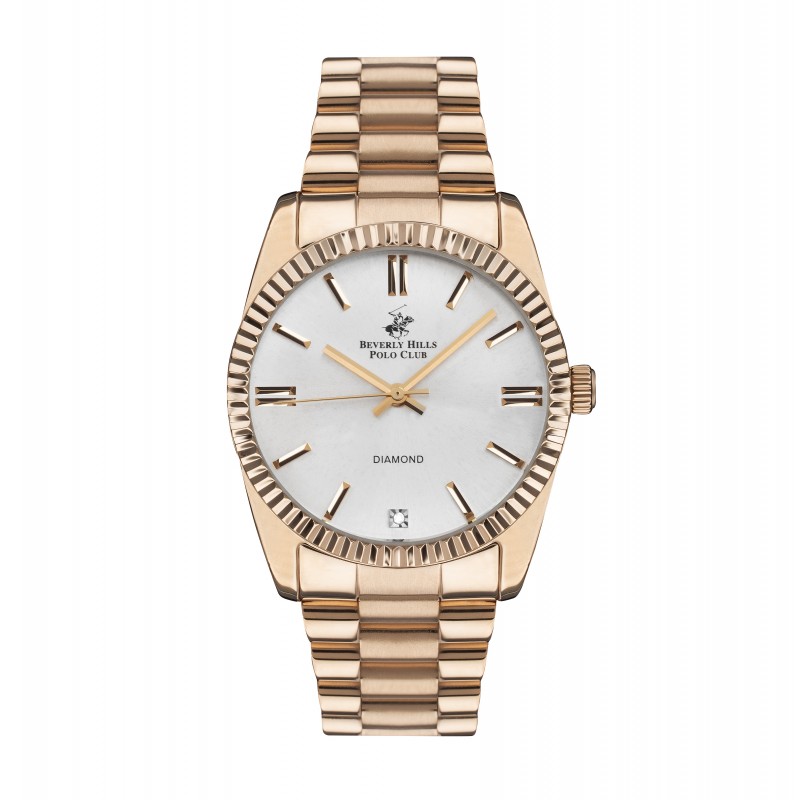 Ατσάλινο γυναικείο ρολόι Beverly Hills Polo Club BP3172C.430