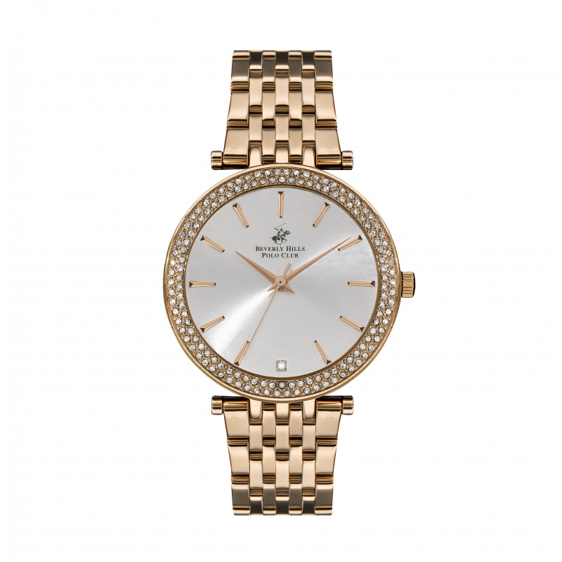 Ατσάλινο γυναικείο ρολόι Beverly Hills Polo Club BP3183C.430