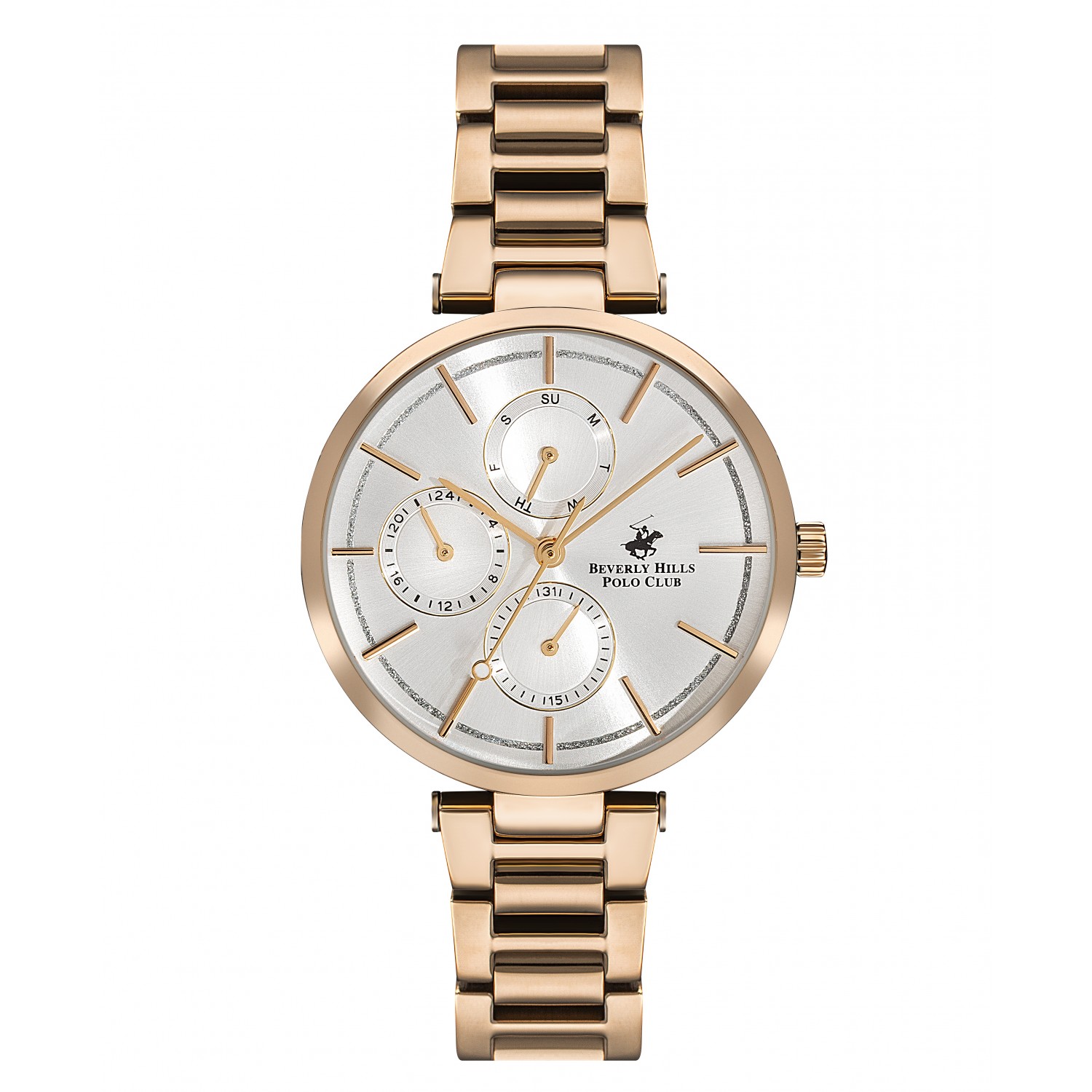 Ατσάλινο γυναικείο ρολόι Beverly Hills Polo Club BP3187X.430