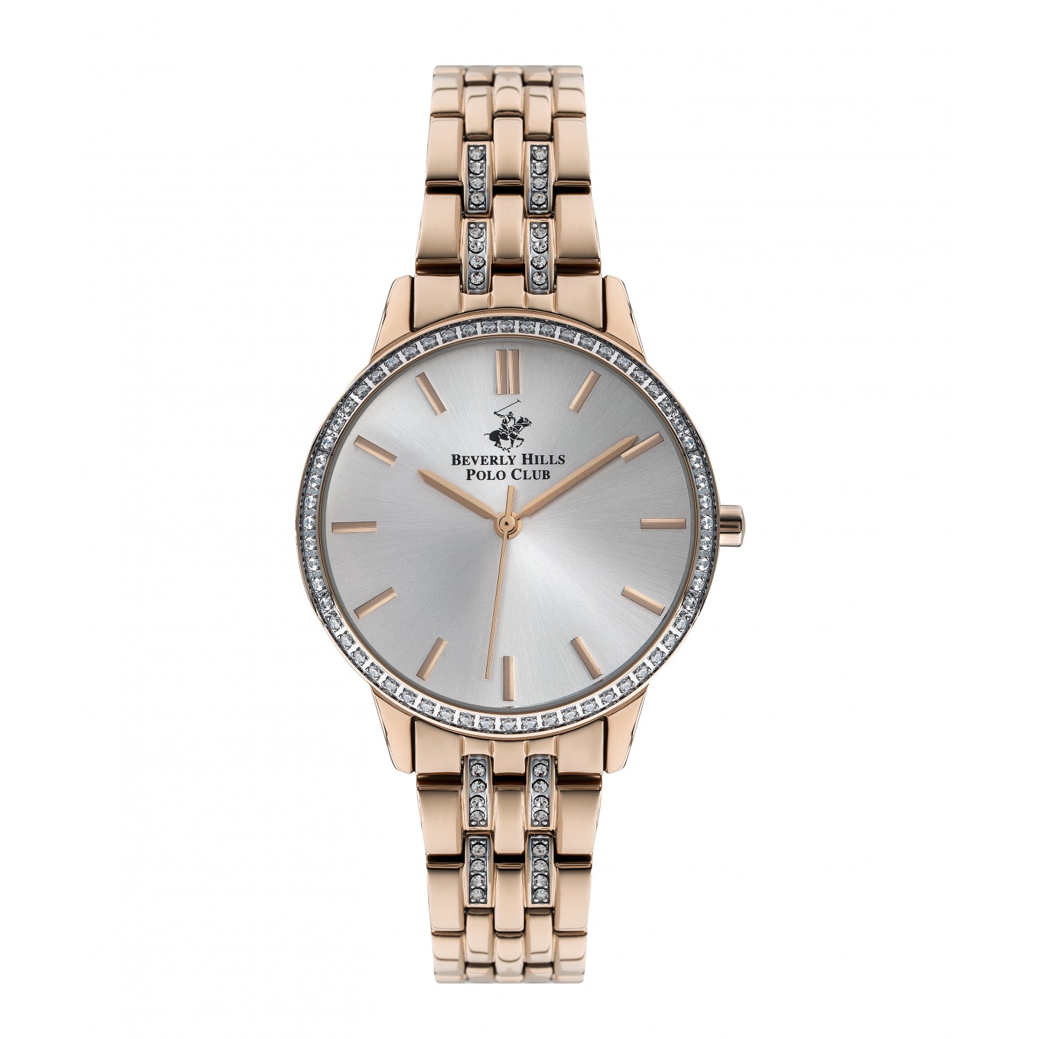 Ατσάλινο γυναικείο ρολόι Beverly Hills Polo Club BP3191C.430