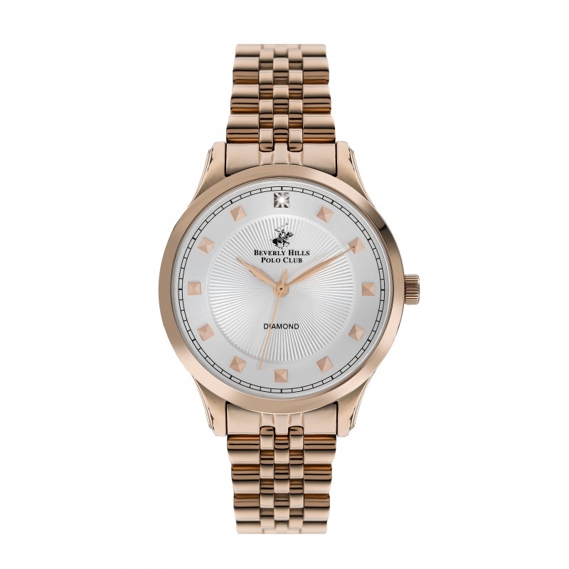 Ατσάλινο γυναικείο ρολόι Beverly Hills Polo Club BP3196C.430