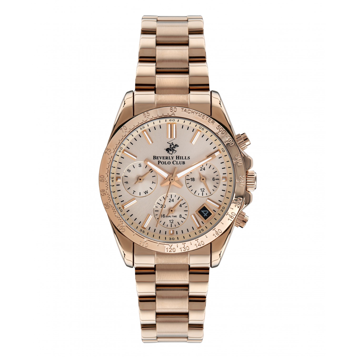 Ατσάλινο γυναικείο ρολόι Beverly Hills Polo Club BP3204C.410