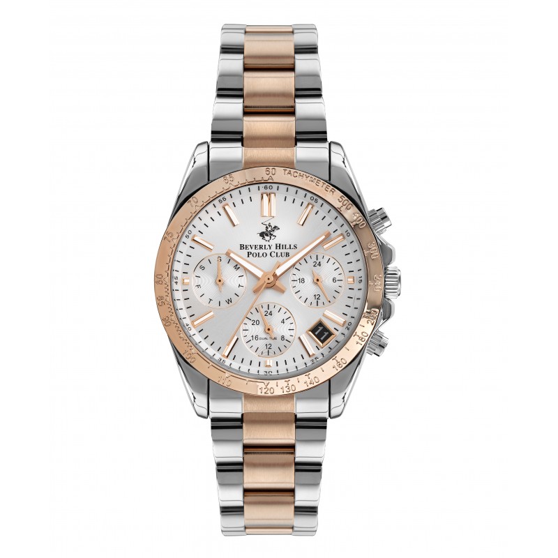 Ατσάλινο γυναικείο ρολόι Beverly Hills Polo Club BP3204C.530