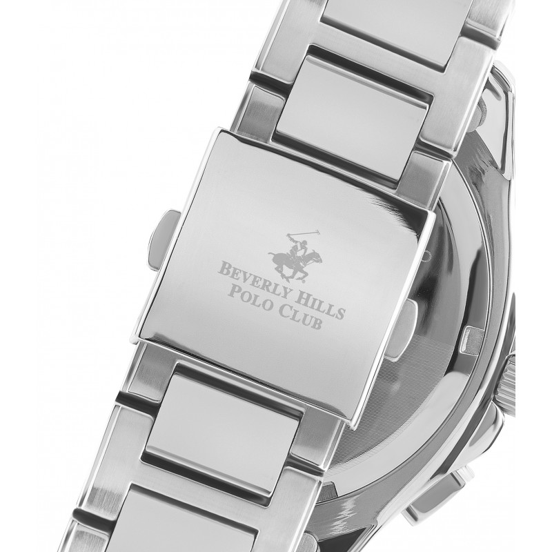Ατσάλινο ανδρικό ρολόι Beverly Hills Polo Club BP3212X.390