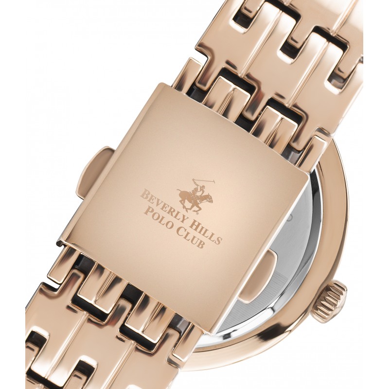 Ατσάλινο γυναικείο ρολόι Beverly Hills Polo Club BP3222X.420