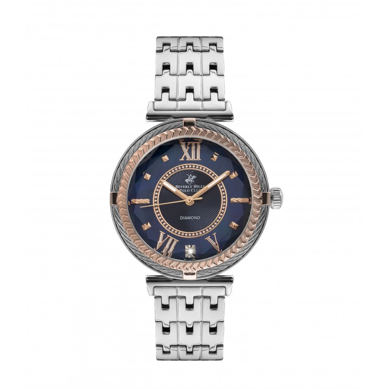 Ατσάλινο γυναικείο ρολόι Beverly Hills Polo Club BP3222X.590