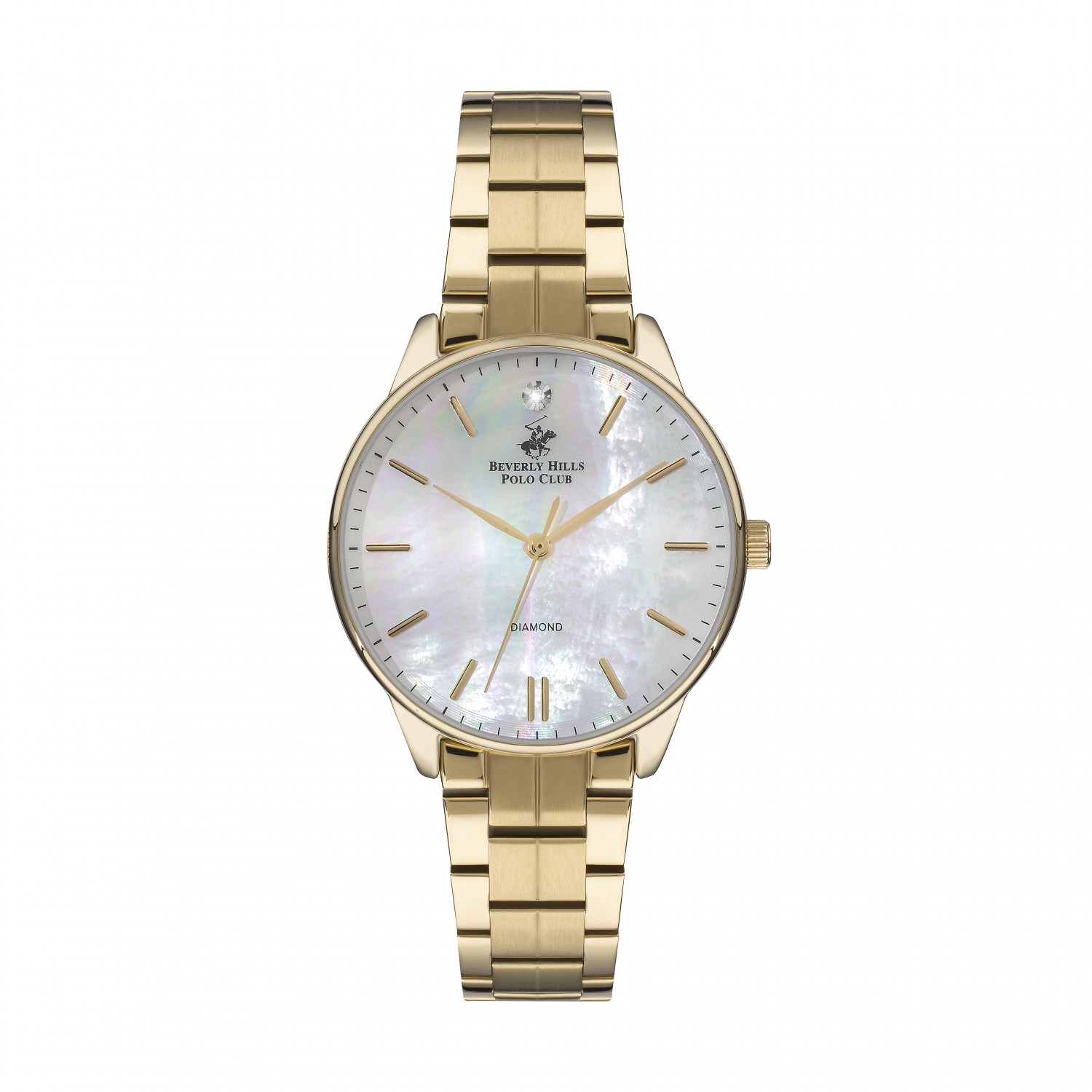Ατσάλινο γυναικείο ρολόι Beverly Hills Polo Club BP3230X.120