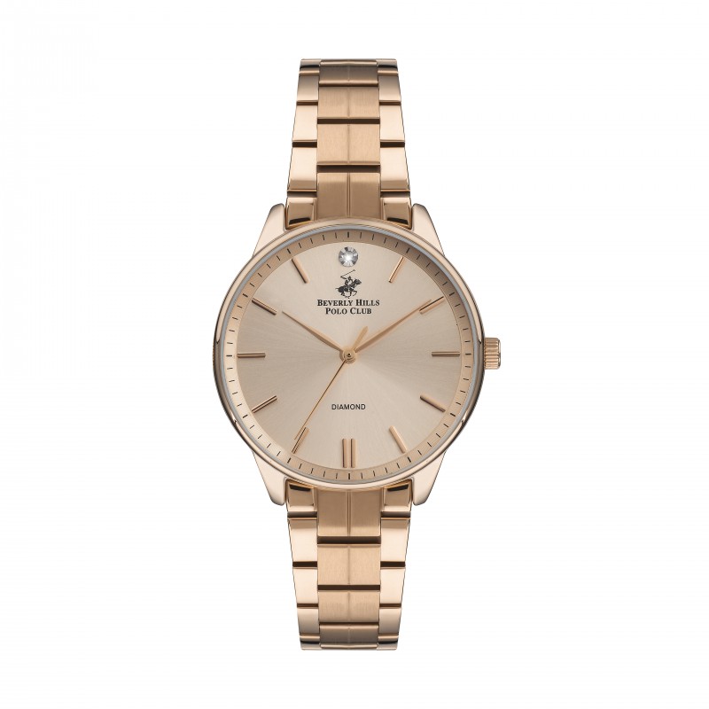 Ατσάλινο γυναικείο ρολόι Beverly Hills Polo Club BP3230X.410